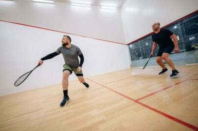 Échange au Squash à l'Autre Usine Cholet